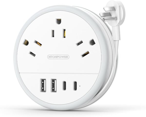 NTONPOWER Travel Power Strip, Travel Essentials, T... - Image 2