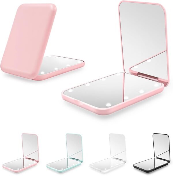 Compact Mirror, 1X/3X Magnification LED Pocket Mir... - Image 2
