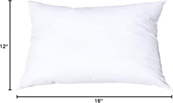Pillowflex Synthetic Down Pillow Insert - 12x16 Do... - Image 11