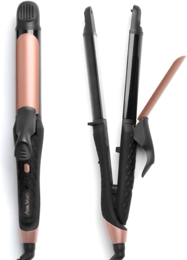 Dual Voltage Curling Iron, 2-in-1 Travel Curling I... - Image 2