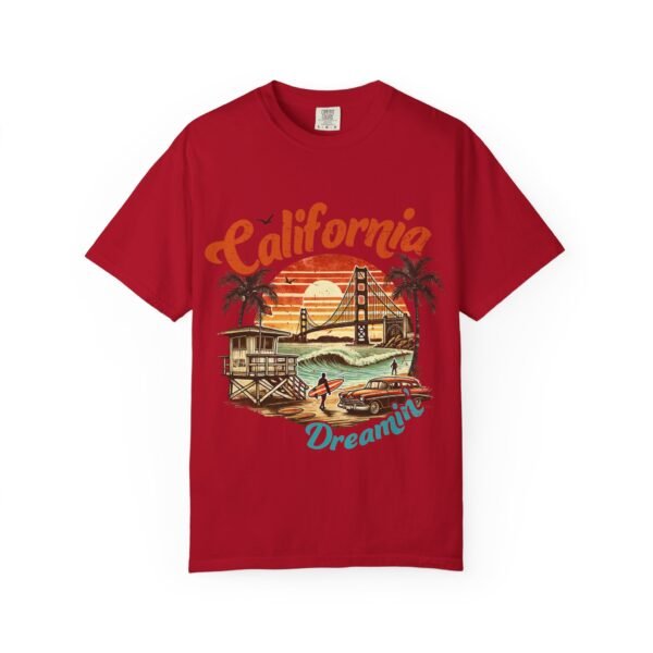 California Dreamin' Unisex Garment-Dyed T-Shirt, Vintage Style Tee, Summer Apparel, Beachwear, Tourist Souvenir, Gift for Travelers - Image 127