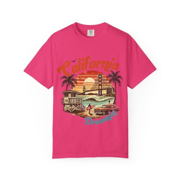 California Dreamin' Unisex Garment-Dyed T-Shirt, Vintage Style Tee, Summer Apparel, Beachwear, Tourist Souvenir, Gift for Travelers - Image 118