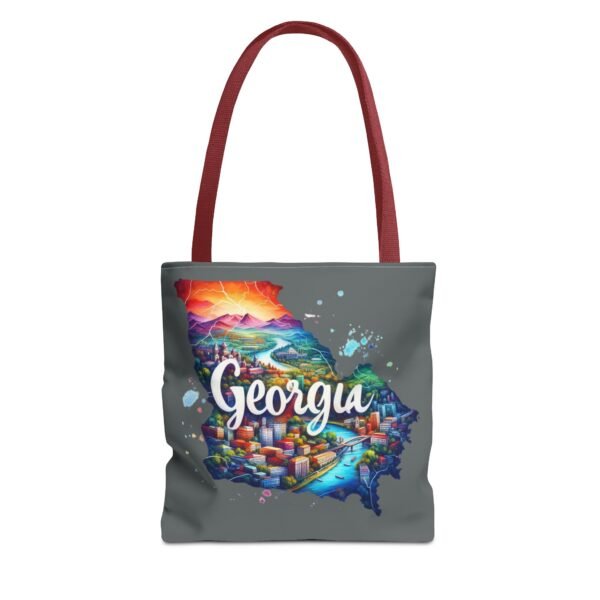 Georgia Tote Bag, Colorful State Map Tote, Travel Bag, Gift for Travelers, Stylish Grocery Tote, Eco-Friendly Bag - Image 16