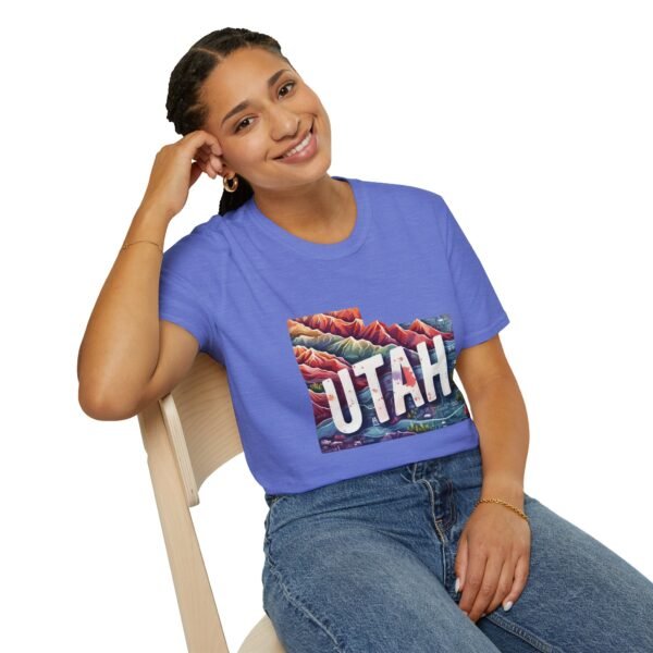 Utah Adventure T-Shirt, Unisex Softstyle Tee, Vintage Nature Shirt, Travel Gift, Summer Attire, Outdoor Lover Apparel - Image 80