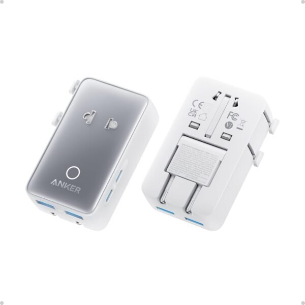 Anker Nano Travel Adapter, 5-Port Power Adapter wi... - Image 2