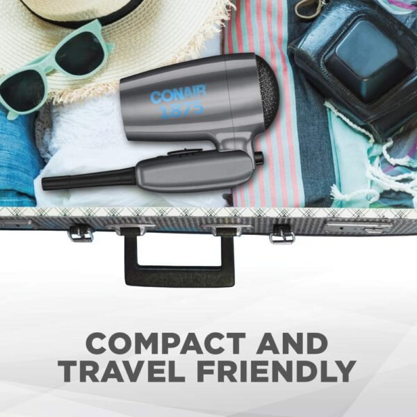 Conair Travel Hair Dryer with Dual Voltage, 1875W ... - Image 7