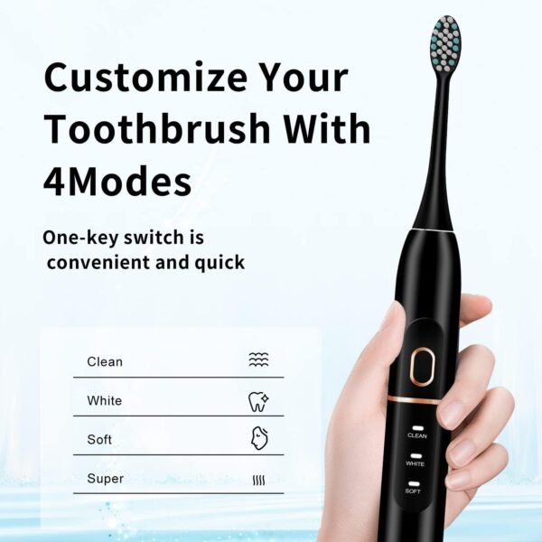 Electric Toothbrush Set, Comes with 8 Brush Heads ... - Image 6