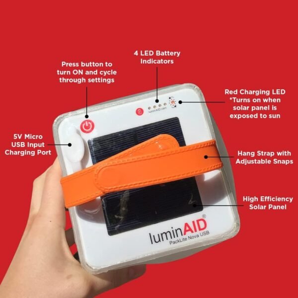 LuminAID Solar Camping Lantern - Inflatable LED La... - Image 7
