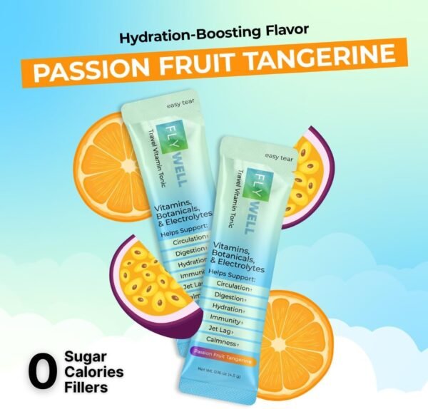Travel Vitamin Tonic for Flight, Jet Lag, Hydratio... - Image 8