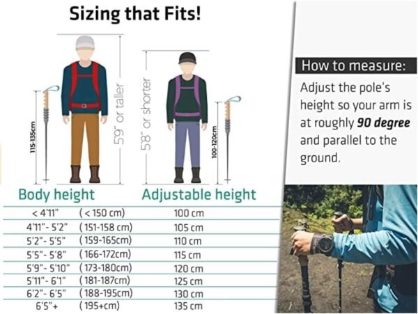 Trekology Trek-Z Collapsible Hiking & Trekking Pol... - Image 5