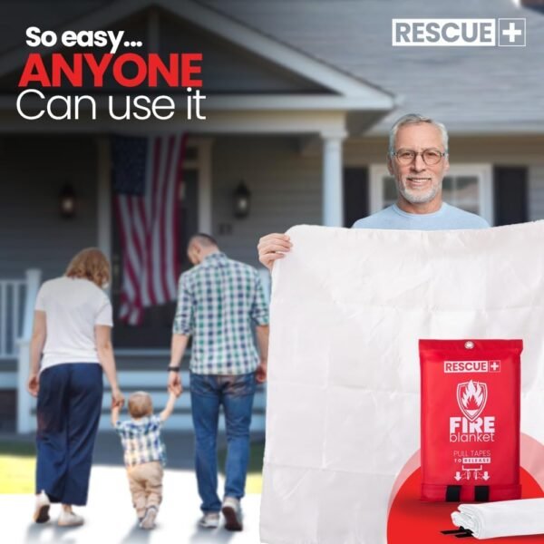 Emergency Fire Blankets – 2 Pack, 40” x 40” Fiberg... - Image 7