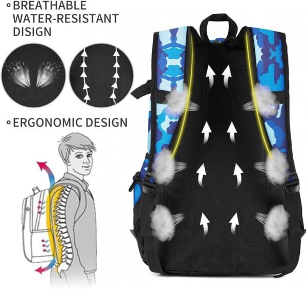 rickyh style School Backpack Travel Bag for Men & ... - Image 5