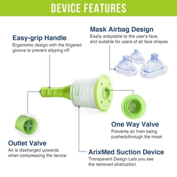 Choking Rescue Device, Portable Airway Suction Dev... - Image 7