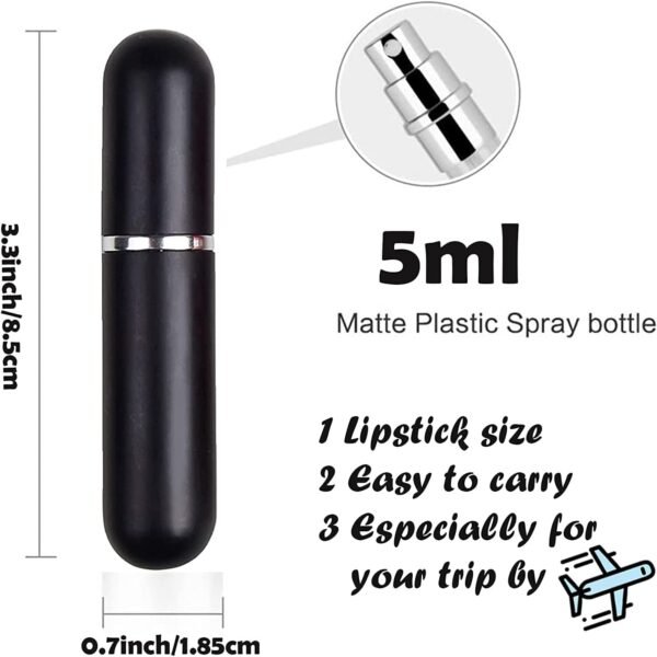 Travel Refillable Perfume Atomisers, 5ML, 3 Pcs Mi... - Image 3