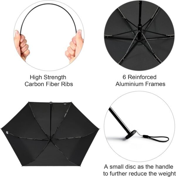 G4Free Travel Umbrella Compact Ultralight UPF 50+ ... - Image 6