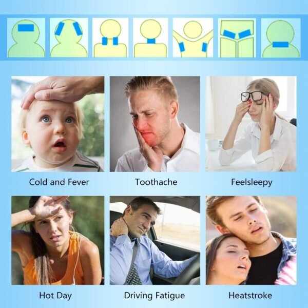 20 Sheets Cooling Patches for Fever Discomfort & P... - Image 6