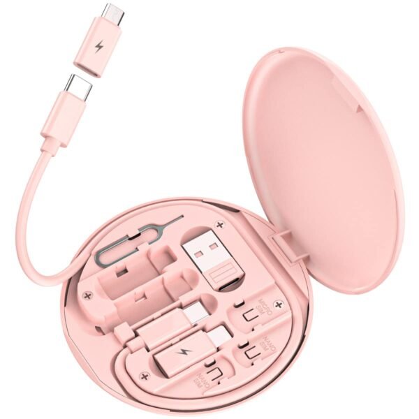 Multi USB Charging Adapter Cable Kit, USB C to iOS... - Image 2