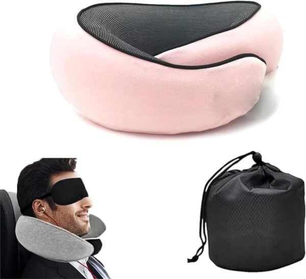 Neck Travel Pillow,Travel Pillow Airplane Memory F... - Image 2
