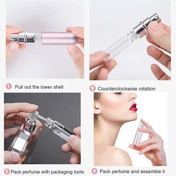 Travel Refillable Perfume Atomisers, 5ML, 3 Pcs Mi... - Image 6