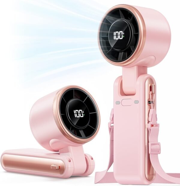 Portable Handheld Turbo Fan - 5 Gear High Speed 40... - Image 2