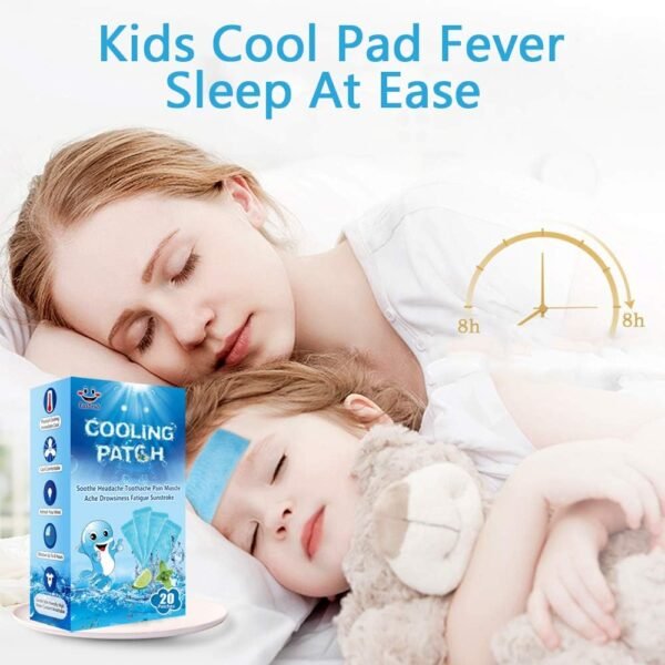 20 Sheets Cooling Patches for Fever Discomfort & P... - Image 9