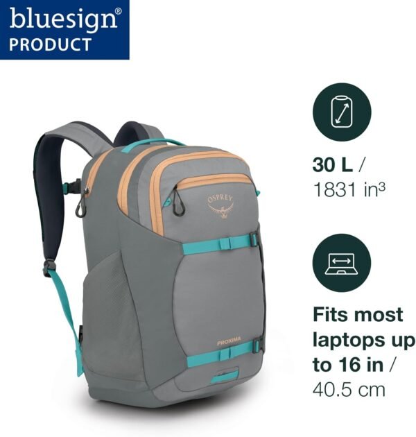 Osprey Proxima 30L Campus Laptop Backpack, Firesta... - Image 3