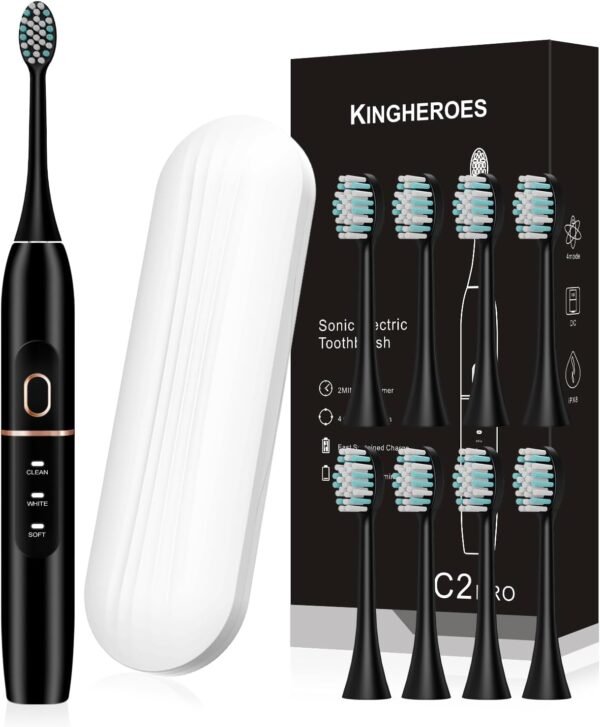 Electric Toothbrush Set, Comes with 8 Brush Heads ... - Image 2