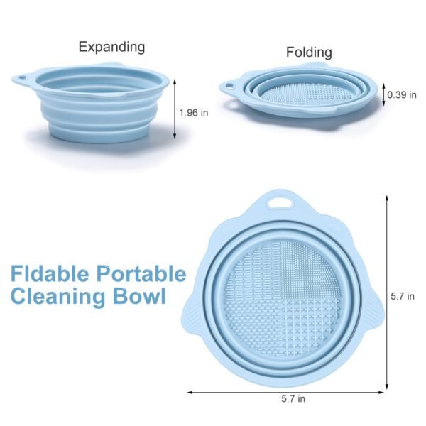 Foldable Silicone Makeup Brush Cleaner Bowl - Eter... - Image 5