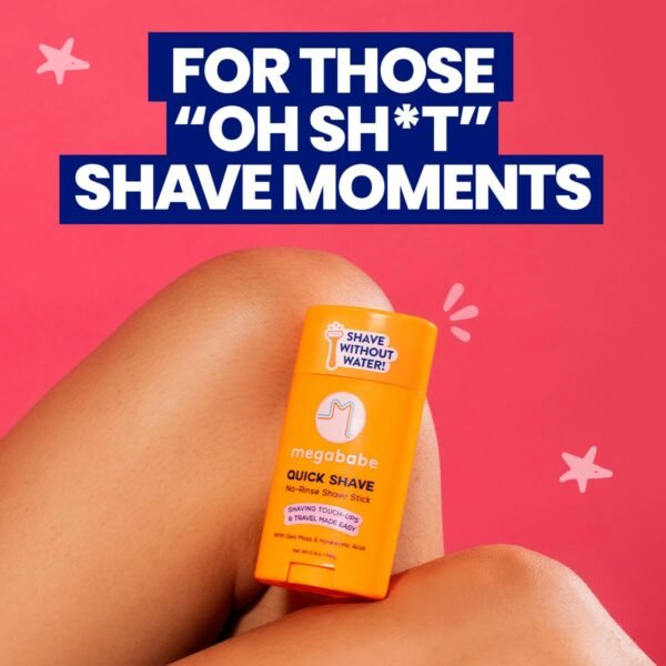 Megababe Quick Shave No-Rinse Shave Stick | Shavin... - Image 7