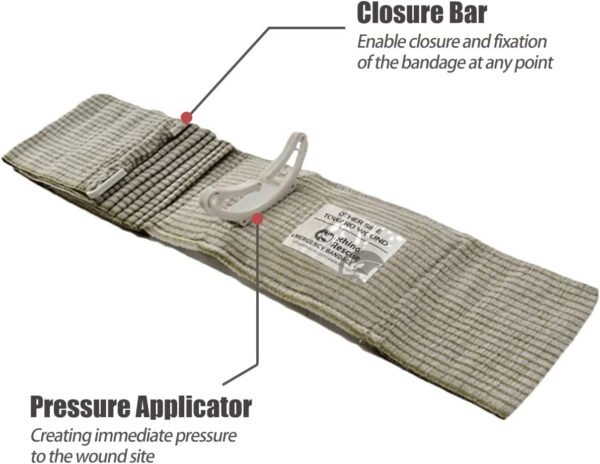 RHINO RESCUE 6" Israeli Style Emergency Bandage, C... - Image 4