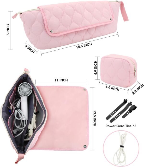 Onism Hair Tools Travel Bag with Heat Resistant Ma... - Image 5