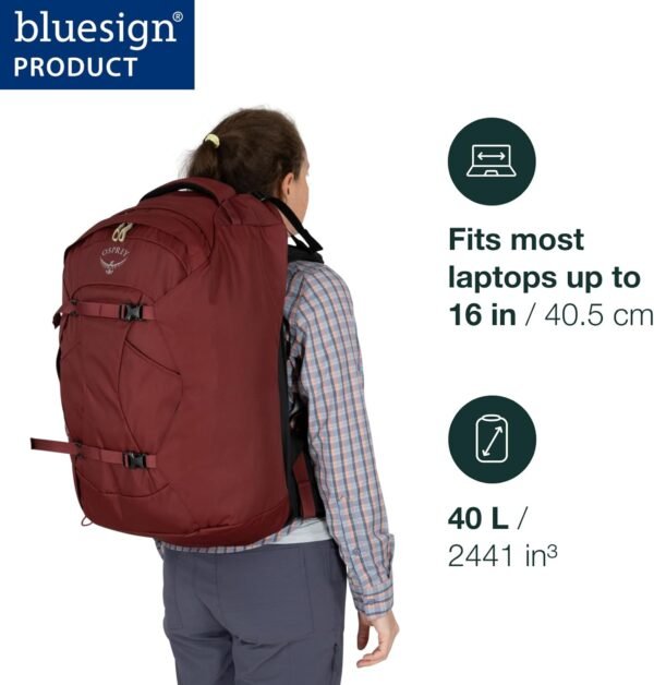 Osprey Fairview 40L Women's Travel Backpack, Winte... - Image 3