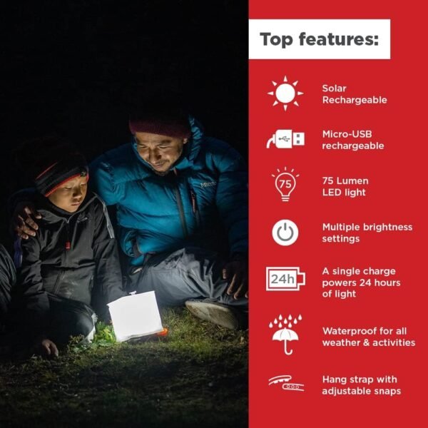 LuminAID Solar Camping Lantern - Inflatable LED La... - Image 3