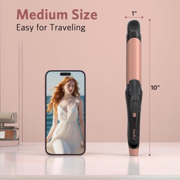 Dual Voltage Curling Iron, 2-in-1 Travel Curling I... - Image 4