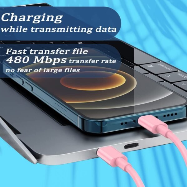 Multi USB Charging Adapter Cable Kit, USB C to iOS... - Image 6