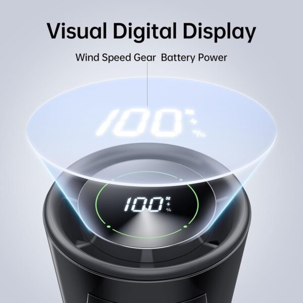 3-in-1 Portable Handheld Turbo Fan-100 Speeds, 108... - Image 5