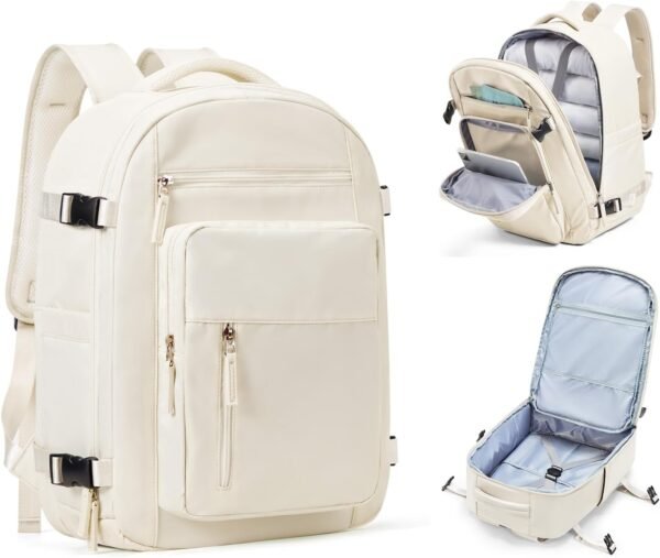 simple Travel Backpack For Women Men Carry On Back... - Image 2