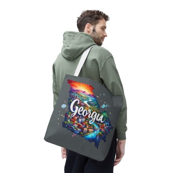 Georgia Tote Bag, Colorful State Map Tote, Travel Bag, Gift for Travelers, Stylish Grocery Tote, Eco-Friendly Bag - Image 44