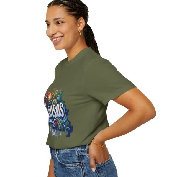 Kansas Floral Unisex T-Shirt, Graphic Tee, Gift for Kansans, State Pride Shirt, Casual Wear, Summer Shirt - Image 42