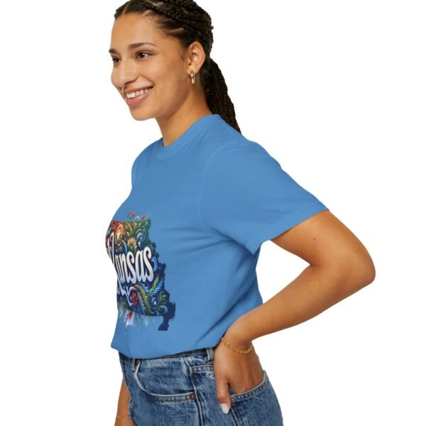 Kansas Floral Unisex T-Shirt, Graphic Tee, Gift for Kansans, State Pride Shirt, Casual Wear, Summer Shirt - Image 105