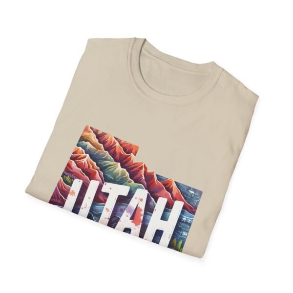 Utah Adventure T-Shirt, Unisex Softstyle Tee, Vintage Nature Shirt, Travel Gift, Summer Attire, Outdoor Lover Apparel - Image 20