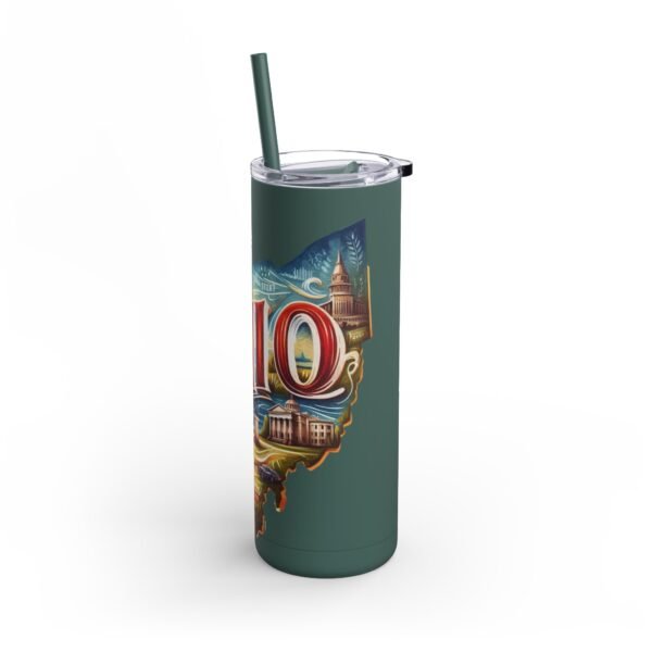 Ohio-themed Skinny Matte Tumbler, Stylish Travel Mug, Personalized Gift, Drinkware for Any Occasion, Home and Office Decor, Unique [...] - Image 36