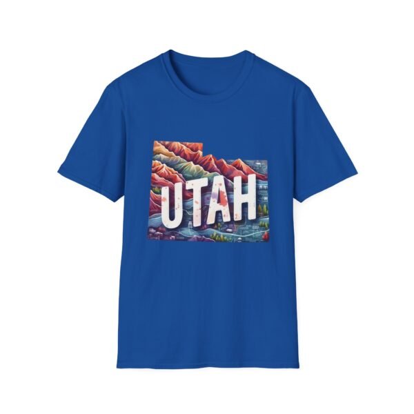 Utah Adventure T-Shirt, Unisex Softstyle Tee, Vintage Nature Shirt, Travel Gift, Summer Attire, Outdoor Lover Apparel - Image 97