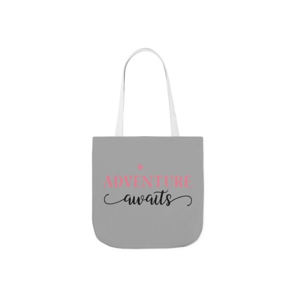 Adventure Awaits Canvas Tote Bag with 5-Color Straps, Reusable Shopping Bag, Beach Tote, Travel Bag, Gift for Adventurers, Eco-Friendly Tote - Image 21