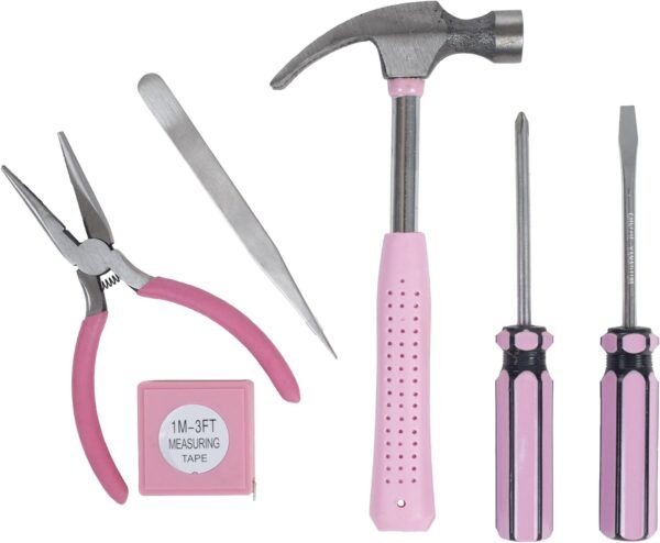 Household Tool Box - 7-Piece Handheld Tool Kit Wit... - Image 3