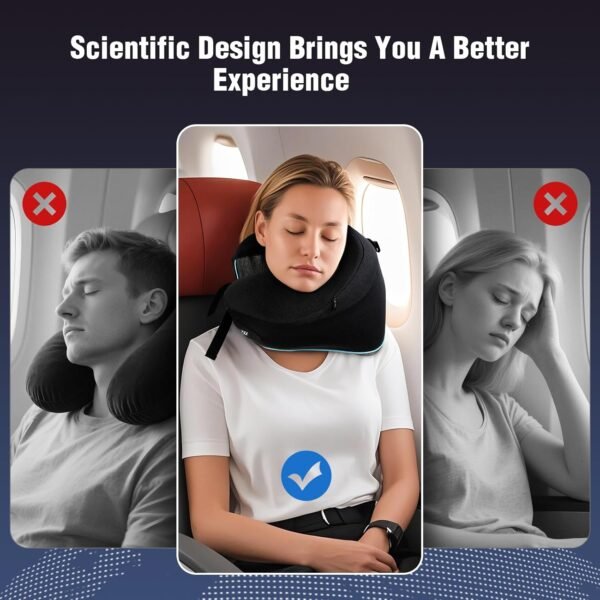 Teemour Neck Pillow for Traveling, Travel Neck Pil... - Image 8