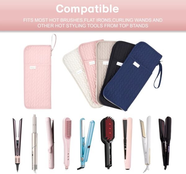 Hot Tools Organizer Heat Resistant Mat Case Hair T... - Image 7