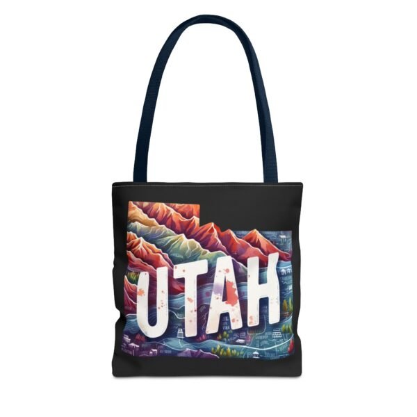 Utah Landscape Tote Bag, Eco-Friendly Shopping, Travel Accessory, Gift for Adventurers, Modern Design, AOP Tote - Image 49