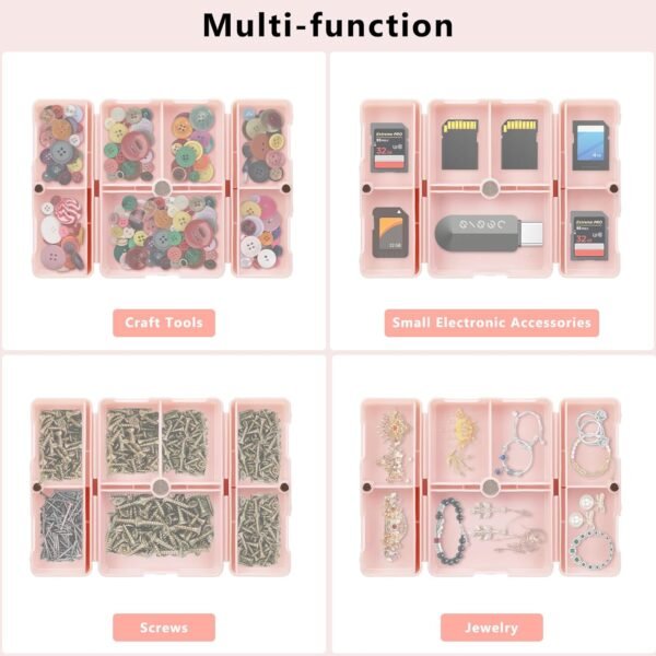 FYY Daily Pill Organizer, 7 Compartments Portable ... - Image 9