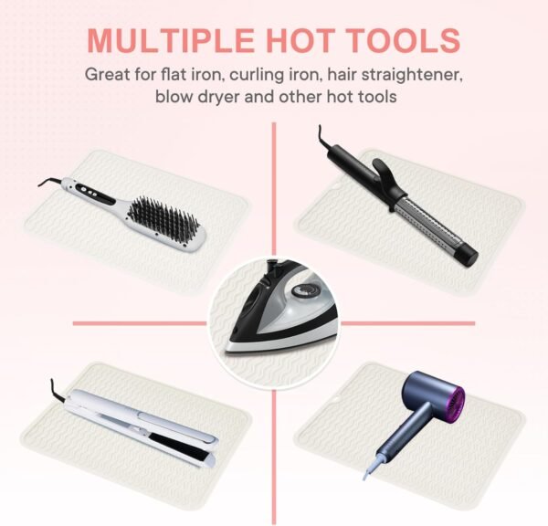 Oversize Silicone Heat Resistant Mat, Portable Tra... - Image 6